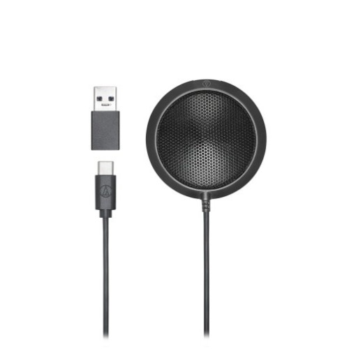 AUDIO-TECHNICA ATR4697-USB OVALUS PADEDAMAS MIKROFONAS DAŽNIŲ JUOSTA 50 – 15,000 HZ, JAUTRUMAS -46 DB 