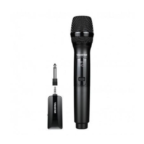 TAKSTAR TS-K201, BELAIDIS RANKINIS MIKROFONAS SU PAKRAUNAMU SIŲSTUVU AUTOMATINIS PORAVIMAS, VEIKIA IKI 25 M. ATSTUMU, DAŽNIŲ JUOSTA: 120HZ-17KHZ