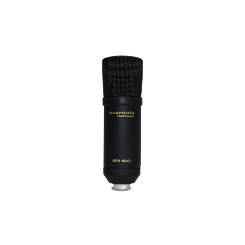 MARANTZ PROFESSIONAL MPM-1000U USB KONDENSERIS MIKROFONAS DAŽNIŲ JUOSTA  20–17,000HZ JAUTRUMAS -34DB ± 2DB (0DB = 1V/PA @ 1KHZ) SPL: 132DB (AT 1KHZ <1% THD) 