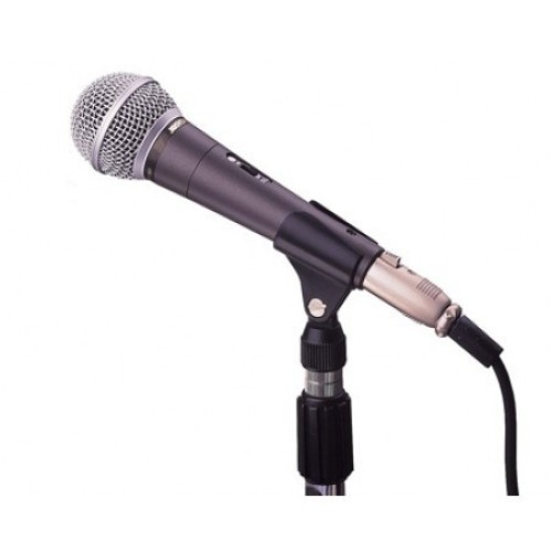 JB SYSTEMS JB27 MIKROFONAS DAŽNIŲ JUOSTA 60 HZ - 18 KHZ, XLR KONEKTORIUS, JAUTRUMAS -72 DB 