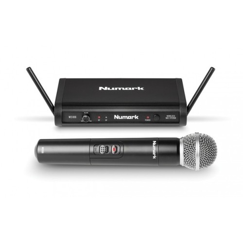 NUMARK WS100 BELAIDĖ MIKROFONO SISTEMA DAŽNIŲ JUOSTA 50-18KHZ, 24-BIT BELAIDĖ TECHNOLOGIJA 
