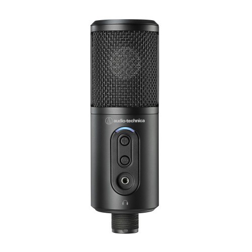 AUDIO-TECHNICA ATR2500X-USB KARDIOIDINIS KONDENSERINIS USB MIKROFONAS DAŽNIŲ JUOSTA 30 – 15,000 HZ, SAMPLINGO DAŽNIS 44.1 KHZ/48 KHZ/96 KHZ/192 KHZ 