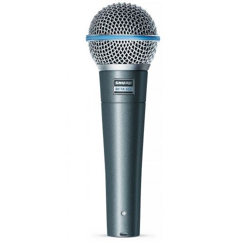 SHURE BETA® 58A DINAMINIS VOKALINIS MIKROFONAS DAŽNIŲ JUOSTA: 50 - 16,000 HZ, IŠĖJIMO VARŽA: 150  Ω, JAUTRUMAS: -51.5  DBV/PA (2 .6  MV)[1] 