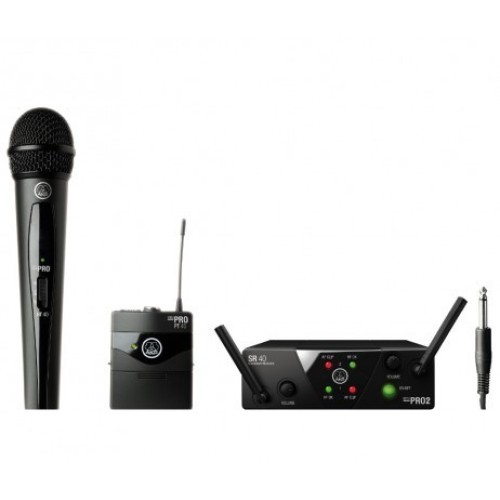 AKG WMS40 MINI2  VOKALINIS/INSTRUMENTINIS BELAIDIS MIKROFONAS, NEMOKAMAS PRISTATYMAS, KAINA UŽ 1 VNT.