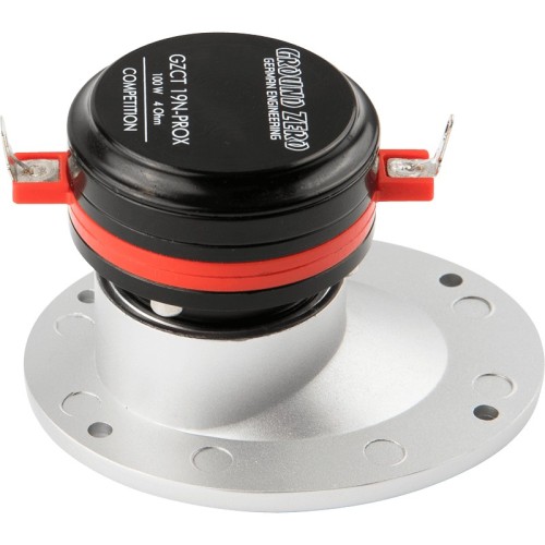 GROUND-ZERO GZCT 19N-PROX S AUTOMOBILINIS AUKTŠŲ DAŽNIŲ GARSIAKALBIS GALIA (RMS/MAX): 30 / 100 W, DAŽNIŲ JUOSTA 3000 HZ – 22 KHZ 