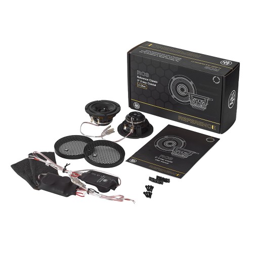 DLS REFERENCE RC3, 7CM KOAKSIALINIAI GARSIAKALBIAI AUTOMOBILIUI, GALIA: 50 W / RMS, DAŽNIŲ JUOSTA: 100 – 23 000 HZ, JAUTRUMAS: 86.1 DB / 1W, 1M 