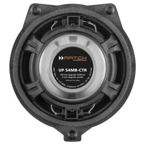 HELIX MATCH UP-S4MB-CRT, CENTRINIS GARSIAKALBIS AUTOMOBILIUI, GALIA 120 W, DAŽNIŲ DIAPOZONAS 90HZ – 20 000HZ, JAUTRUMAS: 89 DB 