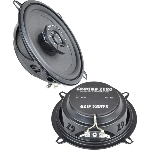 GROUND ZERO IRIDIUM GZIF 5201FX 13 CM 2 JUOSTŲ KOAKSIALINIAI GARSIAKALBIAI AUTOMOBILIUI KAINA UŽ 2 VNT. 100W