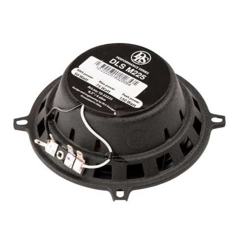 DLS M225 13CM KOAKSIALINIAI GARSIAKALBIAI AUTOMOBILIUI, GALIA: 50 W / RMS, DAŽNIŲ JUOSTA: 75 – 18 000 HZ, JAUTRUMAS: 85 DB (1W/1M) 