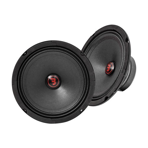 BASS HABIT REBEL SR165M, 16,5CM VIDUTINIŲ DAŽNIŲ GARSIAKALBIAI AUTOMOBILIUI, GALIA: 60 W, JAUTRUMAS: 92 DB, DAŽNIO ATSAKAS: 100HZ – 10KHZ, MONTAVIMO GYLIS: 58.5 MM 