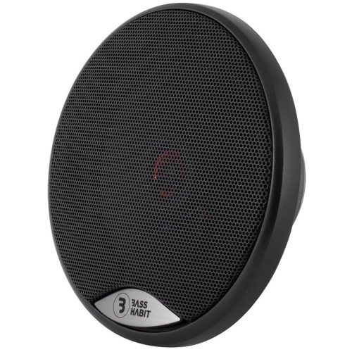 BASS HABIT P165 KOAKSIALINIAI GARSIAKALBIAI AUTOMOBILIIUI 120W DAŽNIŲ JUOSTA: 70 HZ - 20,000 HZ, JAUTRUMAS: 88 DB 