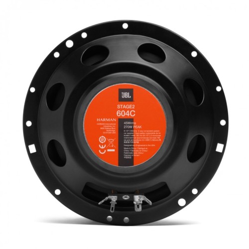 JBL STAGE2 604C, KOMPONENTINIŲ GARSIAKALBIŲ SISTEMA AUTOMOBILIUI GALIA: 45W, DAŽNIŲ JUOSTA: 55 HZ - 20 KHZ, JAUTRUMAS: 91 DB 