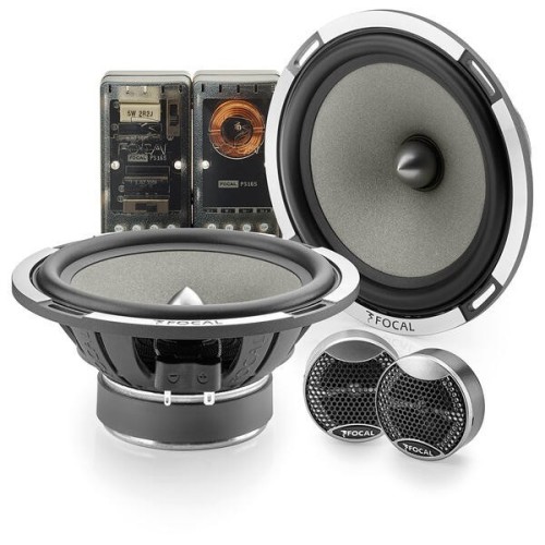 FOCAL PS 165 V1 LE, KOMPONENTINIŲ GARSIAKALBIŲ SISTEMA AUTOMOBILIUI GALIA: 160W, DAŽNIŲ JUOSTA: (+/-3DB): 60HZ – 20KHZ 