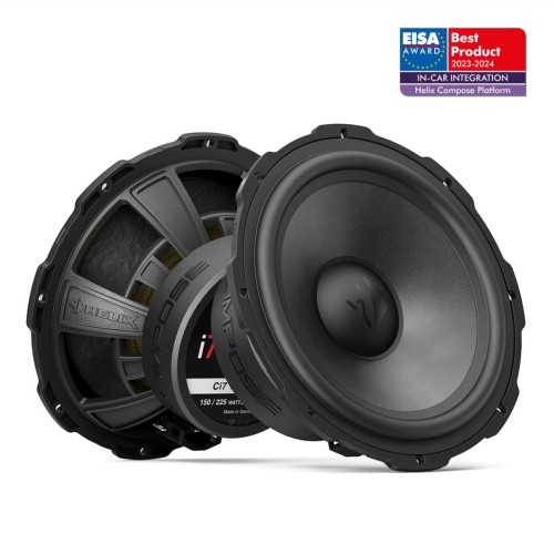 HELIX COMPOSE CI7 W165FM-S3 AUTOMOBILINIAI PRIEŠBOSINIAI GARSIAKALBIAI, GALIA: 225W, DAŽNIŲ JUOSTA: 50 HZ - 3,500 HZ 