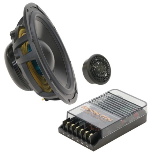 GROUND ZERO GZUC 165.2SQ, KOMPONENTINĖ AUTOMOBILINIŲ GARSIAKALBIŲ SISTEMA GALIA: 230W (4 OMAI), DAŽNIŲ JUOSTA: 40 HZ – 25 KHZ 
