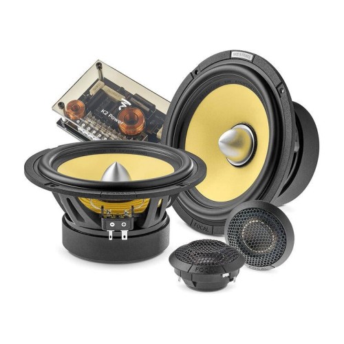 FOCAL ES 165 KX2E, 2 KANALŲ GARSIAKALBIŲ RINKINYS GALIA: 240W, DAŽNIŲ JUOSTA: 55 HZ - 32 KHZ, JAUTRUMAS: 92.5 DB 
