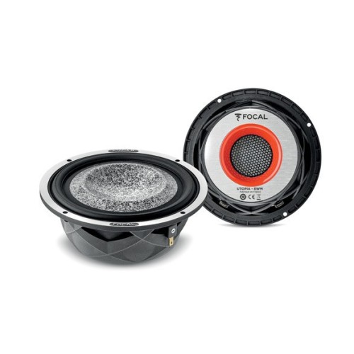 FOCAL 6WM AUTOMOBILINIS ŽEMŲ DAŽNIŲ GARSIAKALBIS NOMINALI GALIA 100W MAKSIMALI GALIA 200W JAUTRUMAS (2.83V/1M): 91.5 DB VC DIAMETRAS: 3 1/8