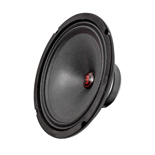 BASS HABIT REBEL SR200M, 20CM VIDUTINIŲ DAŽNIŲ GARSIAKALBIAI AUTOMOBILIUI, GALIA: 60 W, JAUTRUMAS: 92 DB, DAŽNIO ATSAKAS: 95HZ – 10KHZ, MONTAVIMO GYLIS: 70 MM 