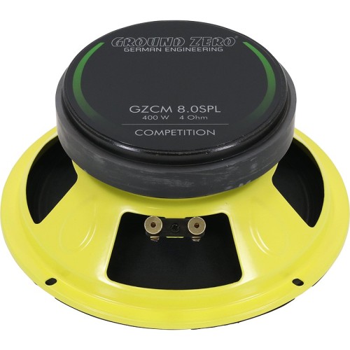 GROUND-ZERO GZCM 8.0SPL AUTOMOBILINIS GARSIAKALBIS GALIA (RMS/ MAX): 150 / 400 W, DAŽNIŲ JUOSTA 140 HZ – 10 KHZ 