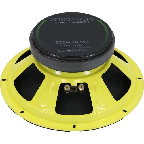 GROUND-ZERO GZCM 10.0SPL AUTOMOBLINIS GARSIAKALBIS GALIA (RMS/ MAX): 200 / 500 W, DAŽNIŲ JUOSTA 100 HZ – 10 KHZ 