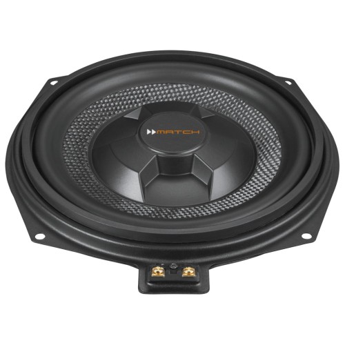 MATCH UP W8BMW-S AUTOMOBILINIS GARSIAKALBIS SKIRTAS BMW ŽEMO DAŽNIO GALIA IKI 400W, VARŽA1 X 2 Ω, REZONANSINIS DAŽNIS: 49 HZ 