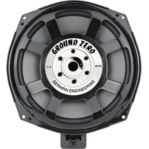 GROUND ZERO GZCS 200BMW-SW4 AUTOMOBILINIS ŽEMŲ DAŽNIŲ GARSIAKALBIS GALIA (RMS/ MAX): 100 / 160 W, DAŽNIŲ JUOSTA: 35 – 250 HZ 