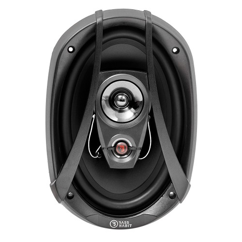 BASS HABIT REBEL R690, ELIPSINIAI 6 X 9 GARSIAKALBIAI AUTOMOBILIUI, GALIA: 60 W, JAUTRUMAS: 88 DB, DAŽNIO ATSAKAS: 	 60HZ – 20KHZ, MONTAVIMO GYLIS: 76 MM 
