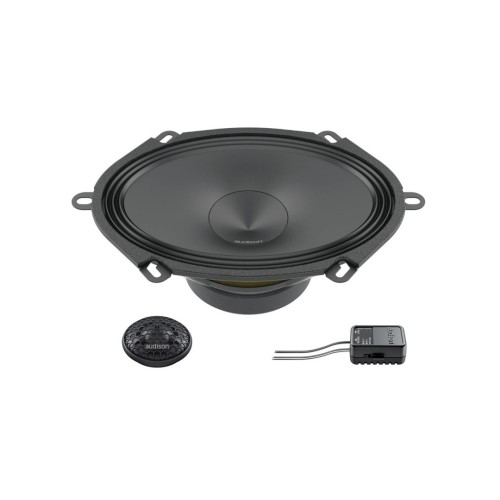 AUDISON APK 570, AUTOMOBILINĖ KOMPONENTINIŲ GARSIAKALBIŲ SISTEMA GALIA: 300W (4 OMAI), DAŽNIŲ JUOSTA: 55 ÷ 20K HZ, JAUTRUMAS: 93.5 DB 