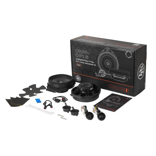 DLS CRUISE CRPP-OP1.6 – 6,5 COLIO (165 MM) KOMPONENTINIS AUTOMOBILINIS GARSIAKALBIŲ KOMPLEKTAS. KOMPLEKTE: 2 × 6,5 COLIŲ (165 MM) WOOFERIAI, 2 × 1 COLIO (25 MM) TWEETERIAI, 2 × KRYŽMINIAI FILTRAI, TVIRTINIMO PRIEDAI. 