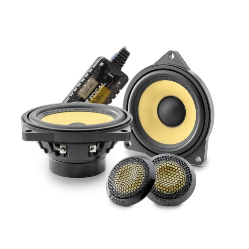 FOCAL IS BMW 100K – AUKŠČIAUSIOS KLASĖS 2-JŲ DALIŲ KOMPONENTINIS GARSO SISTEMOS KOMPLEKTAS, SUKURTAS SPECIALIAI BMW IR MINI AUTOMOBILIAMS. WOOFER + TWEETER 