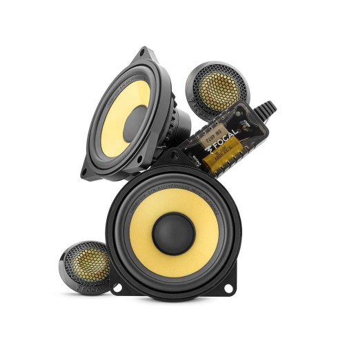 FOCAL IS BMW 100K – AUKŠČIAUSIOS KLASĖS 2-JŲ DALIŲ KOMPONENTINIS GARSO SISTEMOS KOMPLEKTAS, SUKURTAS SPECIALIAI BMW IR MINI AUTOMOBILIAMS. WOOFER + TWEETER 
