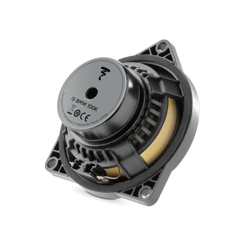 FOCAL IS BMW 100K – AUKŠČIAUSIOS KLASĖS 2-JŲ DALIŲ KOMPONENTINIS GARSO SISTEMOS KOMPLEKTAS, SUKURTAS SPECIALIAI BMW IR MINI AUTOMOBILIAMS. WOOFER + TWEETER 