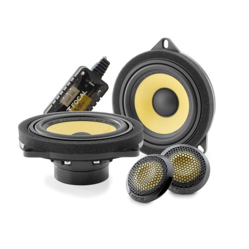 FOCAL IS BMW 100KL – AUKŠČIAUSIOS KLASĖS 2-JŲ DALIŲ KOMPONENTINIS GARSO SISTEMOS KOMPLEKTAS, SUKURTAS SPECIALIAI BMW IR MINI AUTOMOBILIAMS. WOOFER + TWEETER 