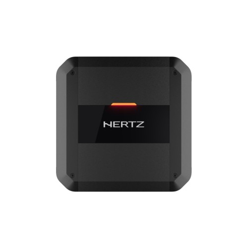 HERTZ DP 1.500 AUTOMOBILINIS GARSO STIPRINTUVAS IŠĖJIMO GALIA RMS @14.4 VDC, 10% THD 590 X 1 (2 Ω) 