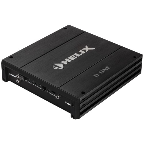 HELIX D ONE AUTOMOBILIO GARSO STIPRINTUVAS 1 X 910 / 1820W 1-KANAS D-KLASĖ SKIRTAS ŽEMŲ DAŽNIŲ GARSKIAKALBIUI  