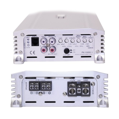 SOUNDMAGUS PK1000.1, AUTOMOBILINIS GARSO STIPRINTUVAS GALIA: 1000W, D- KLASĖS GARSO STIPRINTUVAS, VARŽA: 2 OMAI 