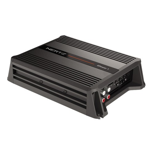 HERTZ DPOWER1 AUTOMOBILINIS 1 KANALO GARSO STIPRINTUVAS GALIA: 300 W (1 Ω), THD: 0.1%, HI-PASS BEI LO-PASS FILTRAS 