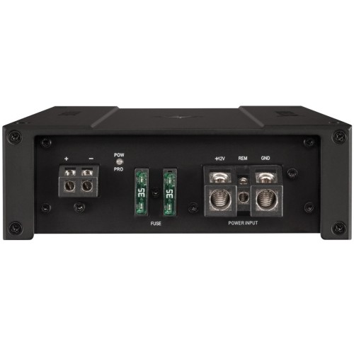 HELIX M ONE GARSO STIPRINTUVAS AUTOMOBILIUI MONOBLOKAS SKIRTAS ŽEMO DAŽNIO GARSIAKALBIUI D-KLASĖ RCA NUOTOLINIS VALDYMAS ADEP START/STOP FUNKCIJA  RMS GALIA 1 X 600 / 1,200W  