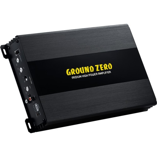 GROUND ZERO GZIA 1.1150D, AUKŠTOS KLASĖS AUTOMOBILINIS STIPRINTUVAS GALIA: 1150W, DAŽNIŲ JUOSTA: 10 – 250 HZ, D-KLASĖS STIPRINTUVAS 