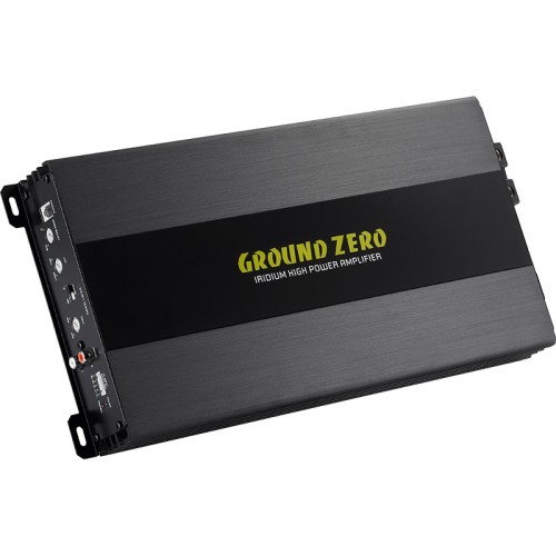 GROUND ZERO GZIA 1.1500D, AUKŠTOS NAŠUMO AUTOMOBILINIS STIPRINTUVAS GALIA: 1500W, DAŽNIŲ JUOSTA: 10 – 250 HZ, D-KLASĖS STIPRINTUVAS 