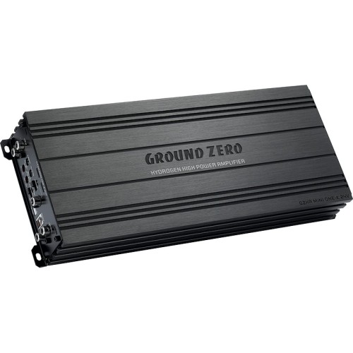 GROUND-ZERO GZHA MINI ONE-K 24V AUTOMOBILINIS GARSO STIPRINTUVAS GALIA 1200 W, DAŽNIŲ JUOSTA 10 – 200 HZ 