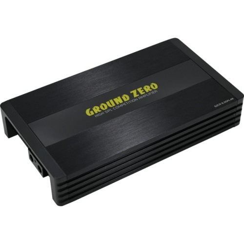 GROUND ZERO GZCA 8.0SPL-M2 AUTOMOBILINIS GARSO STIPRINTUVAS GALIA: 8960W (2 OMAI), DAŽNIŲ JUOSTA: 10 HZ – 15 KHZ, D-KLASĖS STIPRINTUVAS 