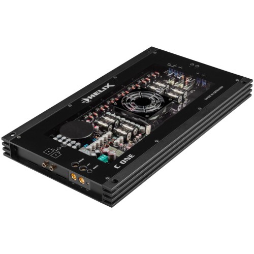 HELIX C ONE AUTOMOBILINIS GARSO STIPRINTUVAS MAKSIMALI GALIA 1100W, AB KLASĖS STIPRINTUVAS, DAŽNIŲ JUOSTA 10 HZ - 80,000 HZ 