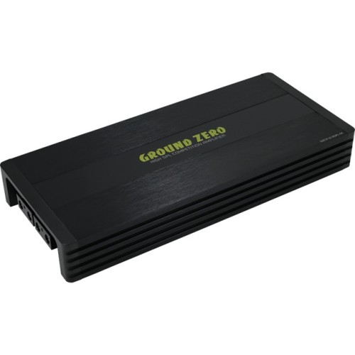 GROUND ZERO GZCA 12.0SPL-M1 AUTOMOBILINIS GARSO STIPRINTUVAS GALIA: 13700W (1 OMAS), DAŽNIŲ JUOSTA: 10 HZ – 15 KHZ, D-KLASĖS STIPRINTUVAS 