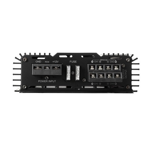 BASS HABIT REBEL RA800W, 4-KANALŲ AUTOMOBILINIS GARSO STIPRINTUVAS, GALIA: 4X60W, DAŽNIŲ JUOSTA: 15HZ – 20KHZ 