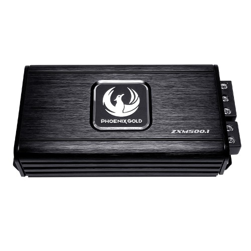 PHOENIX GOLD ZXM500.1 1 KANALO AUTOMOBILINIS STIPRINTUVAS GALIA: 1X500W 1Ω 