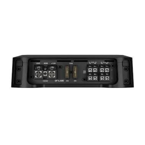 HERTZ DP 4.400 AUTOMOBILINIS GARSO STIPRINTUVAS IŠĖJIMO GALIA RMS @14.4 VDC, 10% THD 125 X 1 (2 Ω) 