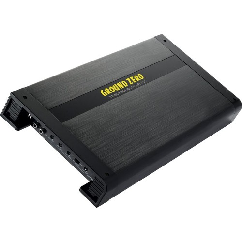 GROUND ZERO GZTA 4230X-B 4-IŲ KANALŲ AUTOMOBILINIS GARSO STIPRINTUVAS GALIA 1100W, STIPRINTUVO KLASĖ A/B 