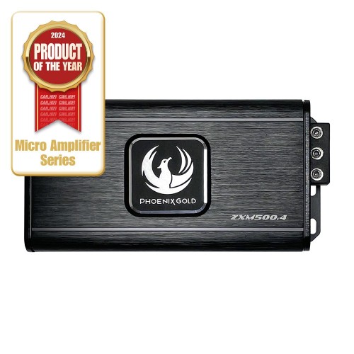 PHOENIX GOLD ZXM500.4 4 KANALŲ AUTOMOBILINIS STIPRINTUVAS GALIA: 4X125W 4Ω 