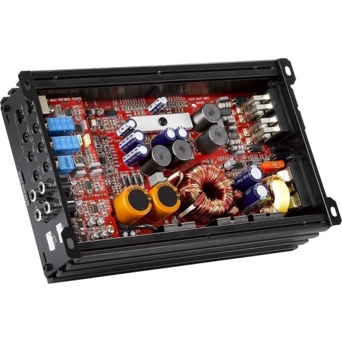 GZHA MINI FOUR AUTOMOBILINIS STIPRINTUVAS 4 KANALŲ AB KLASĖS STIPRINTUVAS 4 X 80WRMS 4 OMAI 4 X 130WRMS 2 OMAI 